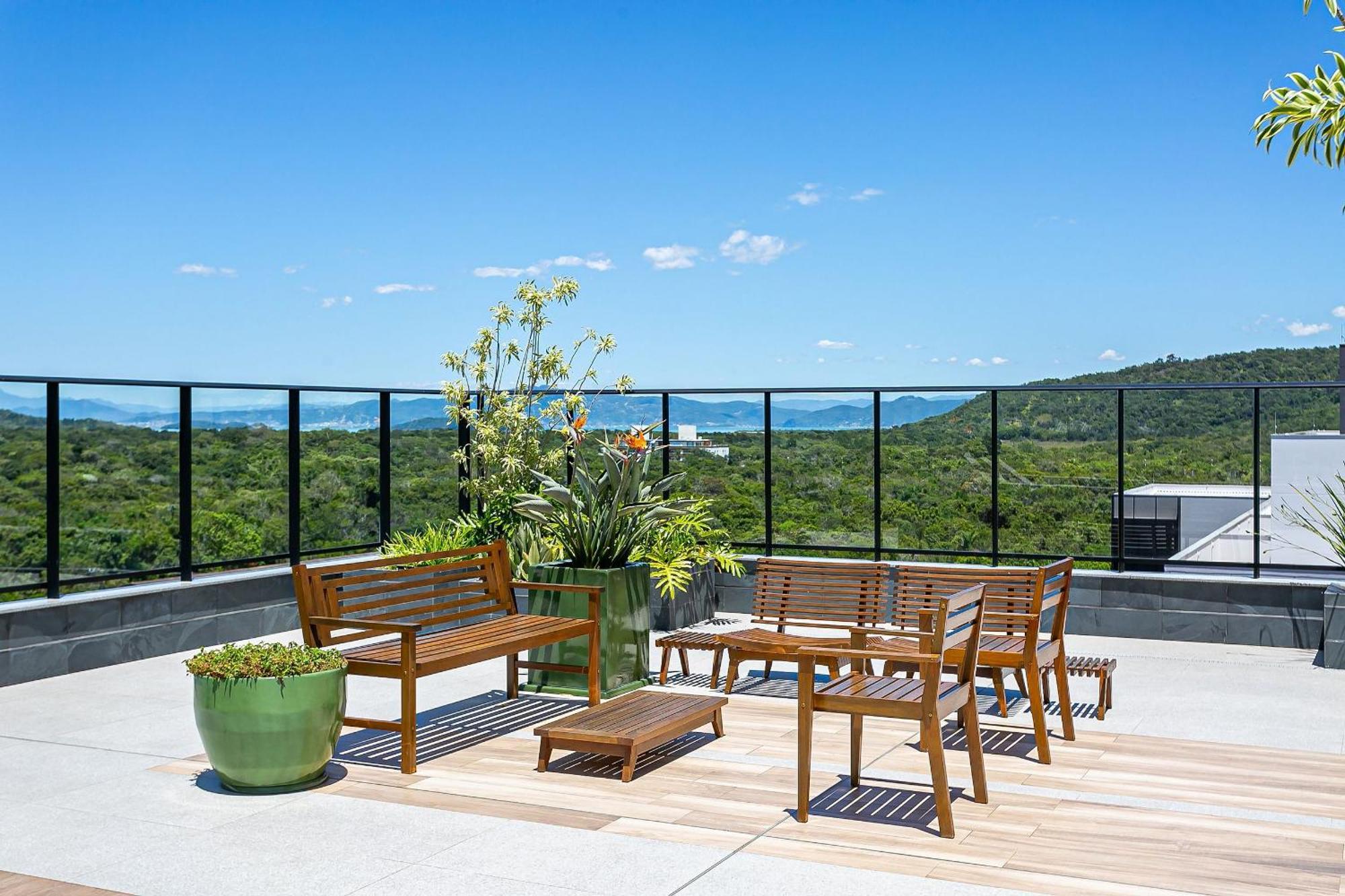 Wi-Fi 300Mb | Rooftop Com Piscina Em Jurere #Ja15 Florianópolis Kültér fotó